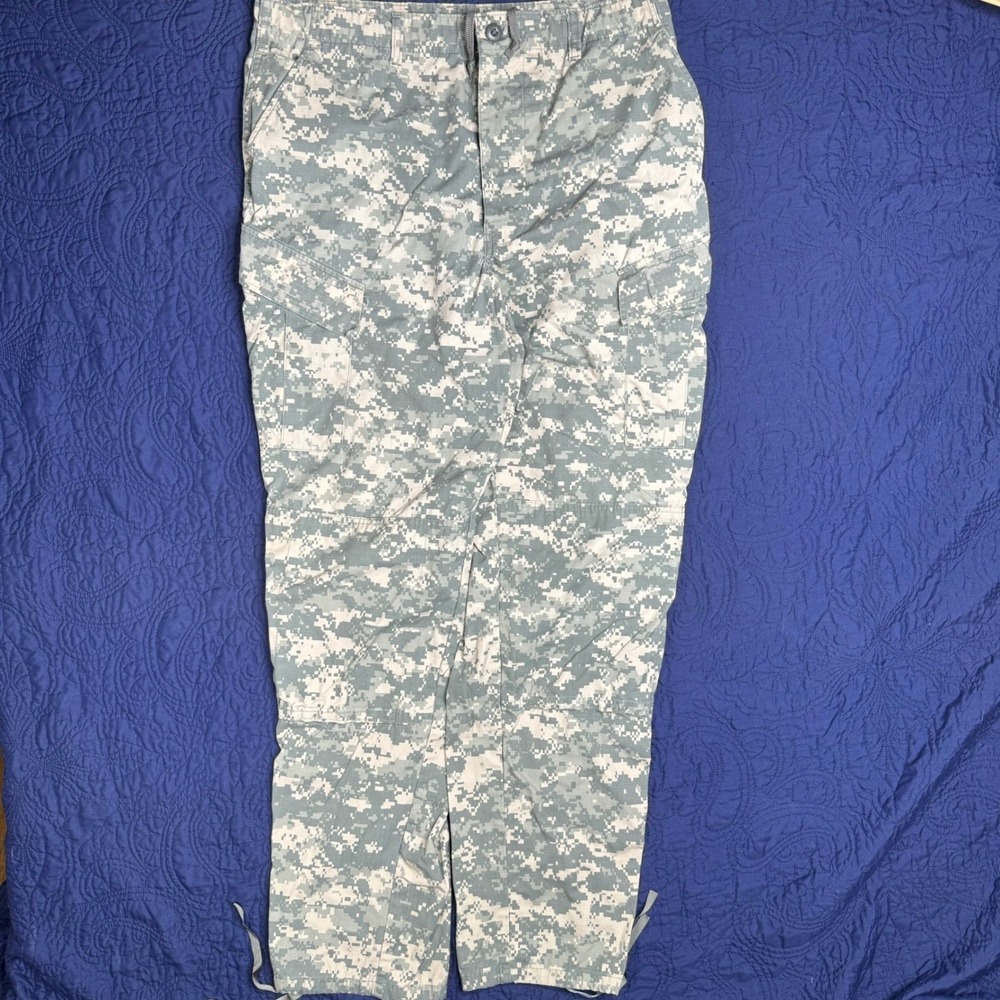 Mens Digital‎ Camo Cargo Pants BDU Army Military Style Combat Trousers 37X34.5